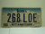 IOWA License Plate 268 LOE