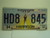 2012 MISSISSIPPI Lighthouse License Plate HD8 845
