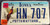 20085 Jan Iowa HN 707 License Plate