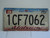 1999 ALABAMA Heart of Dixie License Plate 1CF7062