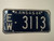 1964 KANSAS License Plate EW 3113