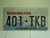 WASHINGTON Evergreen State License Plate 401 TKB