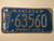 1967 KANSAS Midway USA License Plate WY 63560