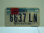 2008 IOWA Motorcycle License Plate 6637 LN