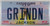 Mississippi Vanity License Plate GRINDN Jackson