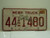 2002 NEBRASKA Commercial Truck License Plate 44 1480