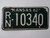 1962 KANSAS License Plate RN 10340