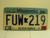 2001 MINNESOTA Explore 10,000 Lakes License Plate FUW 219