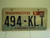 2001 WASHINGTON Evergreen State License Plate 494 KLT