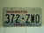 WASHINGTON Evergreen State License Plate 372 ZWO