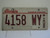 ILLINOIS Land of Lincoln B Truck License Plate 4158 WY