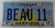 2012 July Mississippi Vanity License Plate BEAU 11