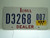 2007 IOWA Dealer License Plate  D877 007