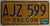 Jan 1982 AJZ 599 License Plate