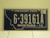 2010 2012 MONTANA Treasure State License Plate 6 39161A