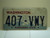 Washington Evergreen State License Plate 407 VWY