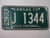 1975 KANSAS Wheat Centennial License Plate RN J 1344