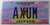 Mississippi Vanity AXUM License Plate
