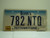 2007 IOWA License Plate 782 NTQ