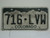 COLORADO License Plate 716 LVW