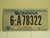 2010 MONTANA Treasure State License Plate 6 A78322