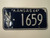 1964 KANSAS License Plate NT 1659
