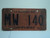 1969 ILLINOIS Land of Lincoln License Plate MW 140