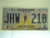2012 MISSISSIPPI Lighthouse License Plate JHW 218