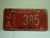 1974 KANSAS Farm Truck 20M License Plate JA 385