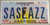 Mississippi Lighthouse License Plate SASEAZZ
