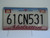 1998 ALABAMA Heart of Dixie License Plate 61CN531