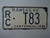 1960 KANSAS 1961 Centennial Truck License Plate RC T83