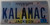2011 Feb Mississippi Vanity License Plate KALAMAC