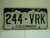 COLORADO License Plate 244 VRK