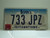 2008 IOWA License Plate 733 JPZ