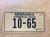 Nebraska Commercial Truck 10-65 License Plate