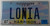2011 July Mississippi Vanity License Plate LONIA