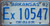 1992 Arkansas License Plate Ex 10547 DEALER