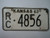 1963 KANSAS License Plate RC 4856