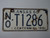 1960 KANSAS 1961 Centennial Truck License Plate N0 T1286