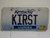 2011 KENTUCKY Unbridled Spirit VANITY License Plate KIRST