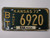 1973 KANSAS 8M Truck License Plate BT 6920