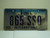 IOWA License Plate 865 SS0