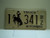 1978 Wyoming Truck License Plate 1 341 BZ