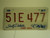 1987 SOUTH DAKOTA Centennial 1889 1989 License Plate 51E 477 1