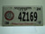 2012 MISSISSIPPI William Carey University License Plate 4Z169