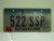 2008 IOWA License Plate 522 SSP