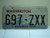 Washington Evergreen State License Plate 697 ZXX
