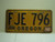 1996 OREGON License Plate FJE 796