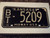 1969 KANSAS Midway USA License Plate 5209